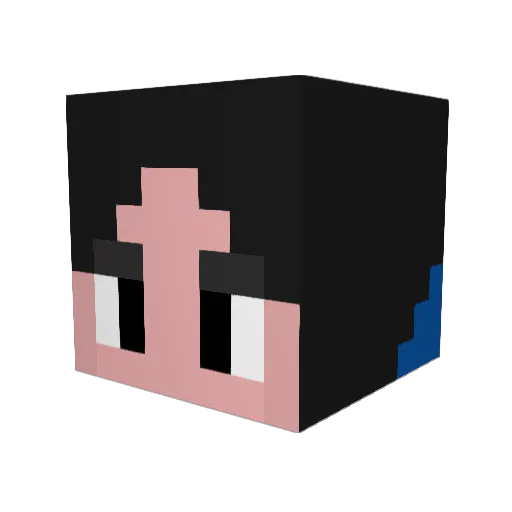 sheyongshesima Minecraft avatar head, 3D render