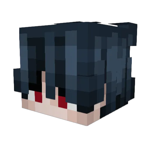 shgml02 Minecraft avatar head, 3D render