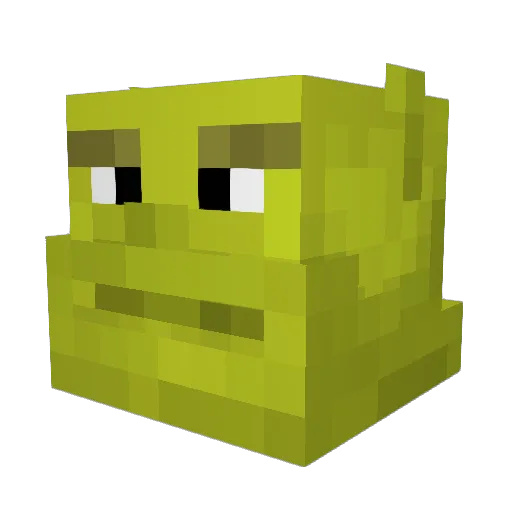 shib_five Minecraft avatar head, 3D render