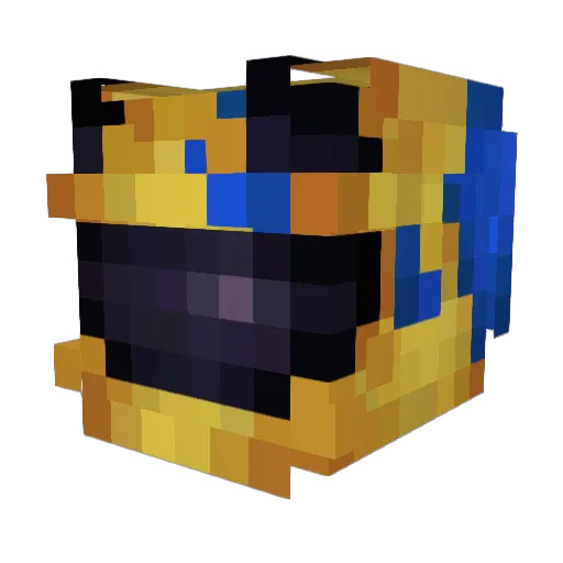 shibazae Minecraft avatar head, 3D render