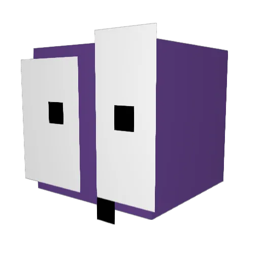 shicj Minecraft avatar head, 3D render