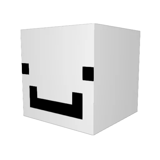 shidosaiga Minecraft avatar head, 3D render