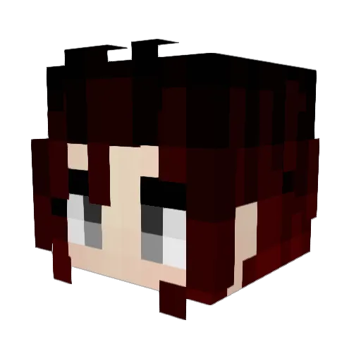 shield_core_404 Minecraft avatar head, 3D render