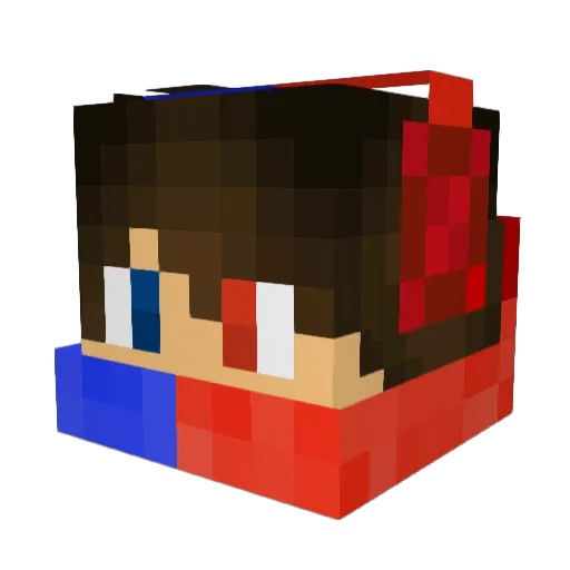 shields297 Minecraft avatar head, 3D render