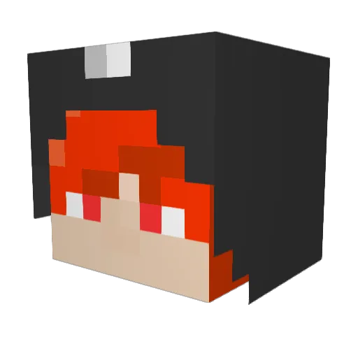 shift0626 Minecraft avatar head, 3D render