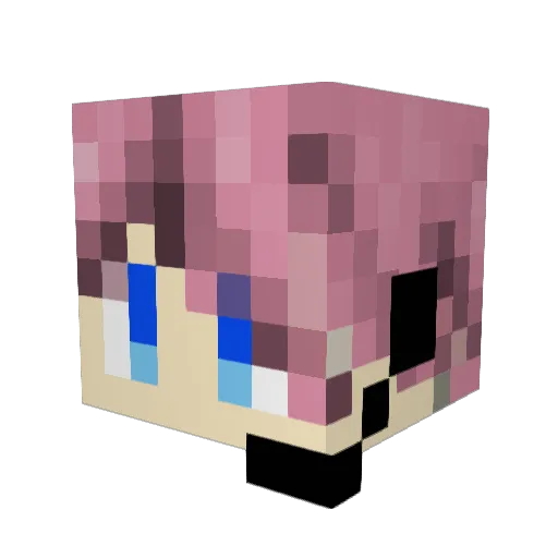 shift1008 Minecraft avatar head, 3D render