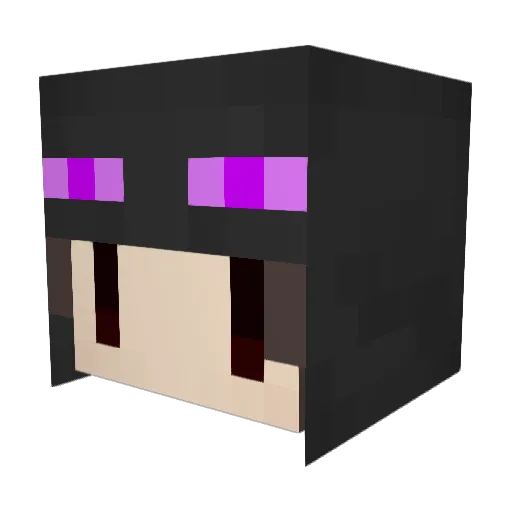 shigunon Minecraft avatar head, 3D render