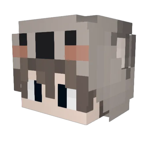 shihyu86 Minecraft avatar head, 3D render