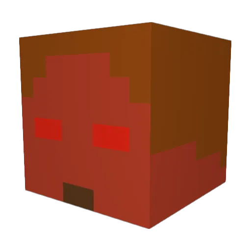 shiiftyyy Minecraft avatar head, 3D render
