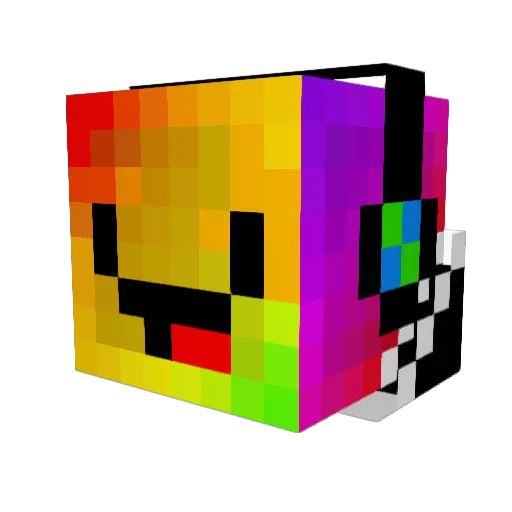shiineXx Minecraft avatar head, 3D render