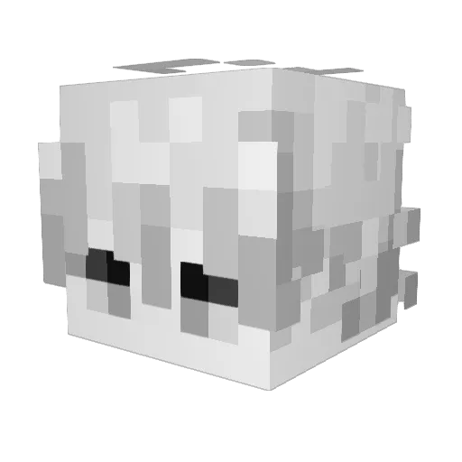 shijie369 Minecraft avatar head, 3D render