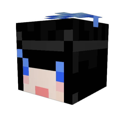 shikiko1031 Minecraft avatar head, 3D render