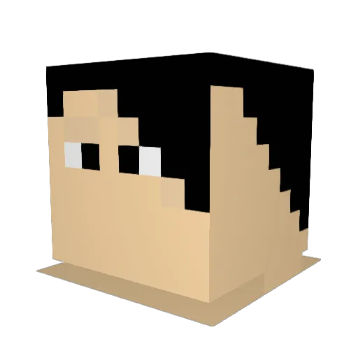shikong520 Minecraft avatar head, 3D render