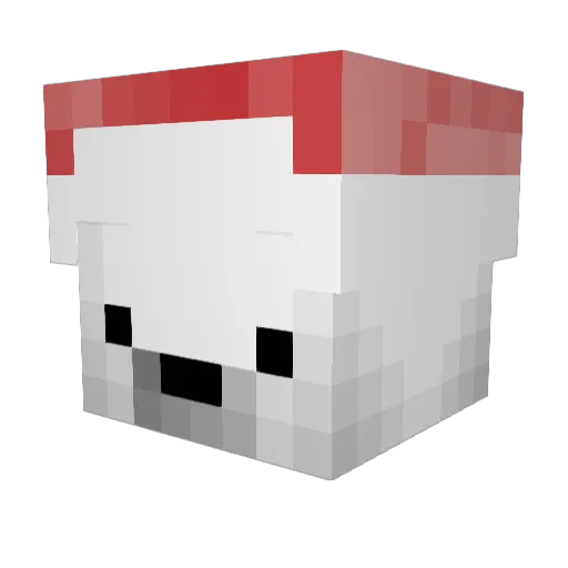 shilamon Minecraft avatar head, 3D render