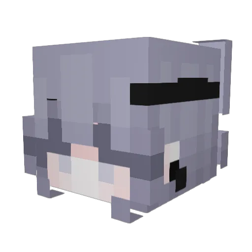 shilohzz Minecraft avatar head, 3D render