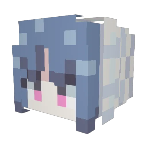 shima000 Minecraft avatar head, 3D render