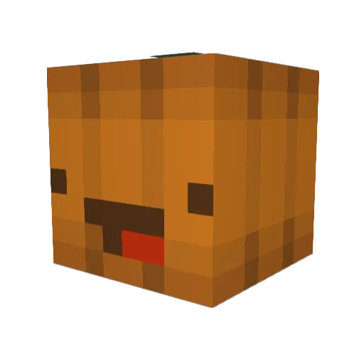 shimeko281 Minecraft avatar head, 3D render
