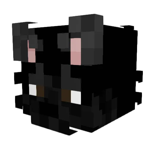 shimiyanay Minecraft avatar head, 3D render