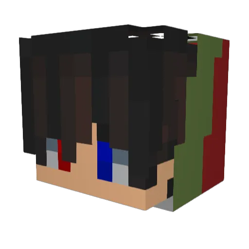 shin_godzilla11 Minecraft avatar head, 3D render