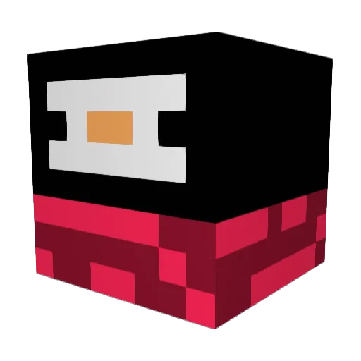 shinedxd Minecraft avatar head, 3D render