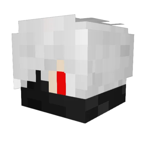 shinelco Minecraft avatar head, 3D render