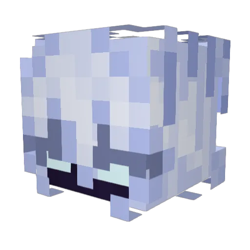shineto Minecraft avatar head, 3D render