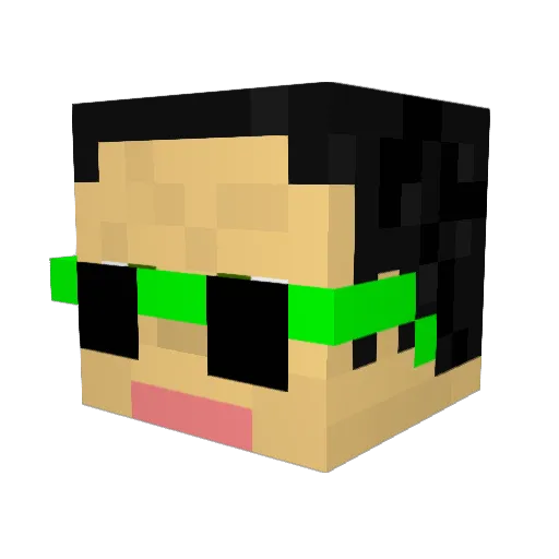 shingy85 Minecraft avatar head, 3D render