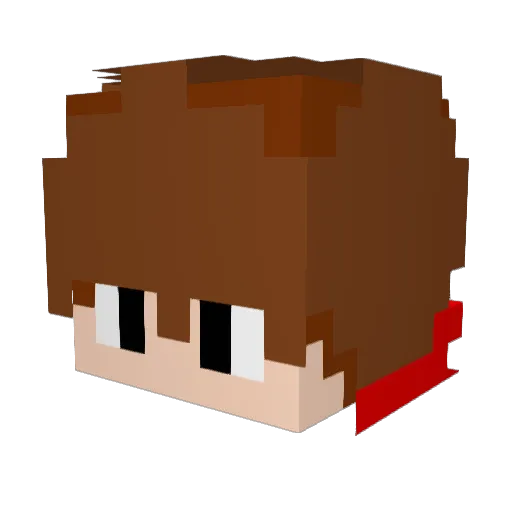 shinhongjun123 Minecraft avatar head, 3D render