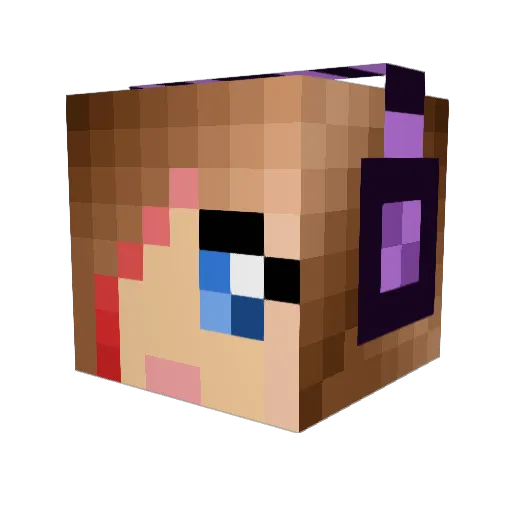 shinigami003 Minecraft avatar head, 3D render