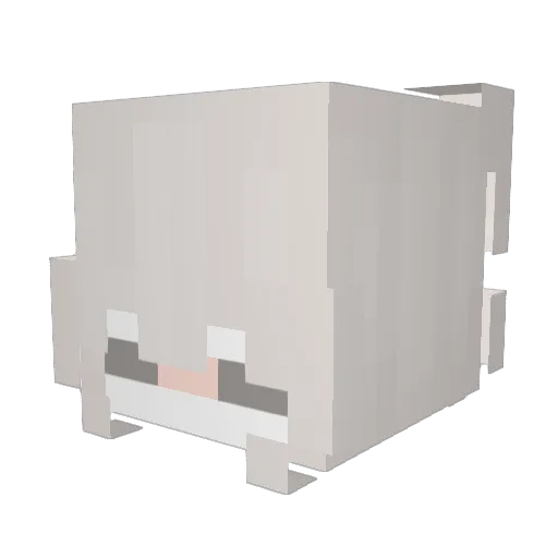 shiniixy Minecraft avatar head, 3D render