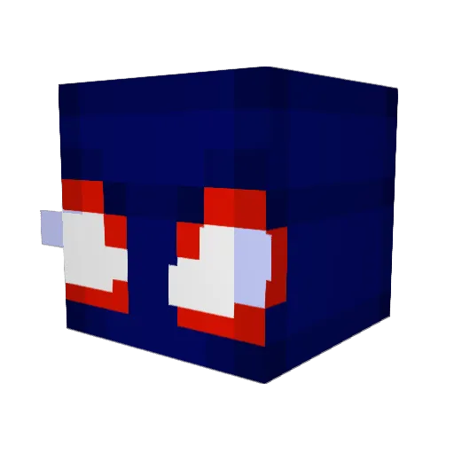 shinjlmin Minecraft avatar head, 3D render