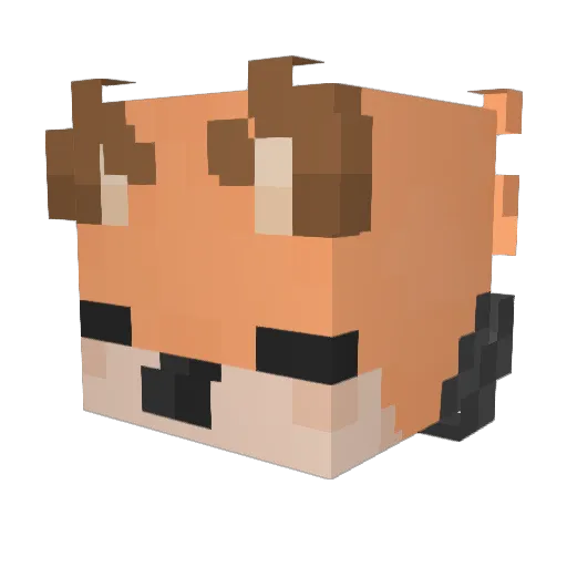 shino__0 Minecraft avatar head, 3D render