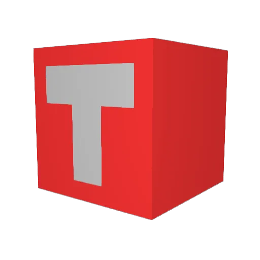 shinodamariko Minecraft avatar head, 3D render