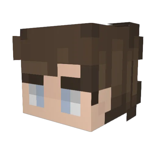 shinoh04 Minecraft avatar head, 3D render