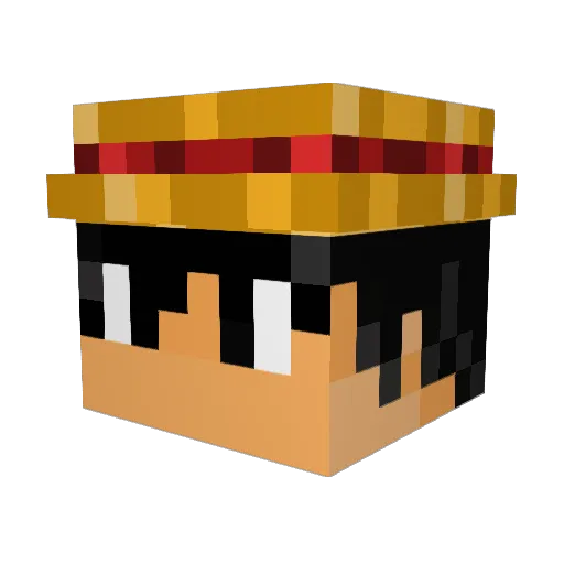 shintani12 Minecraft avatar head, 3D render