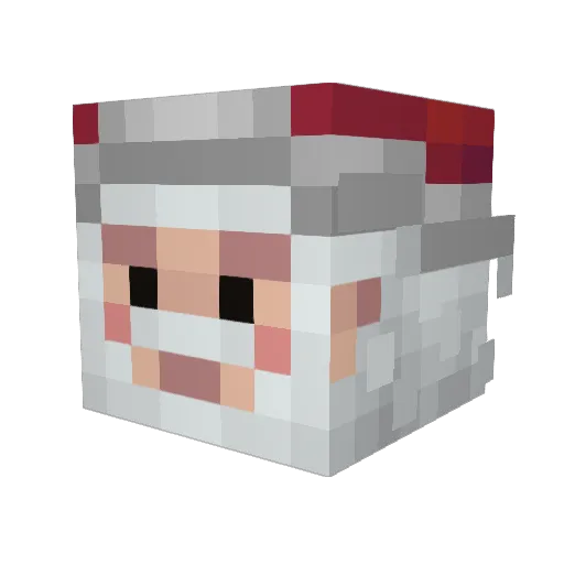 shinwonym Minecraft avatar head, 3D render
