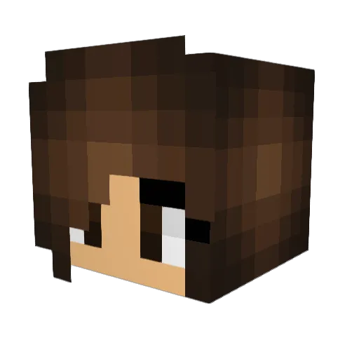shinxblue_28 Minecraft avatar head, 3D render