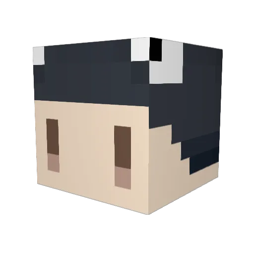 shinya0126 Minecraft avatar head, 3D render