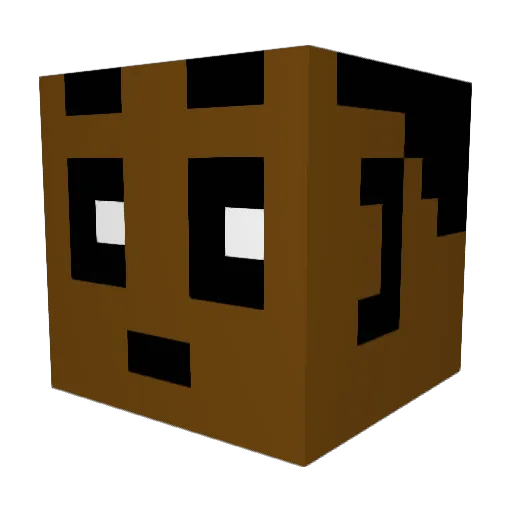 shinyfish44 Minecraft avatar head, 3D render