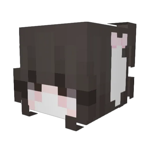 shiox_3 Minecraft avatar head, 3D render