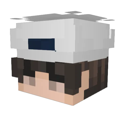 shipmate Minecraft avatar head, 3D render