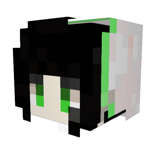 shirayuki0929 Minecraft avatar head, 3D render