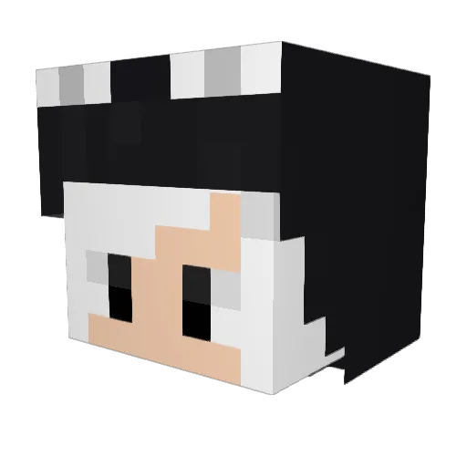 shirone0808 Minecraft avatar head, 3D render