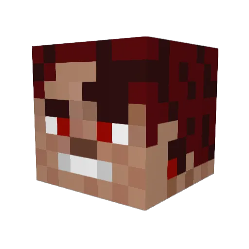 shishen312 Minecraft avatar head, 3D render