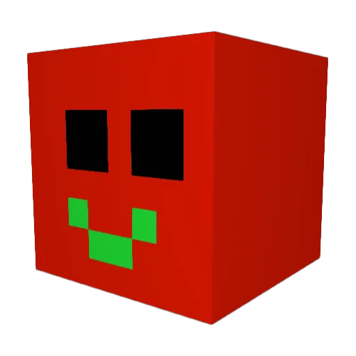 shishinoh Minecraft avatar head, 3D render