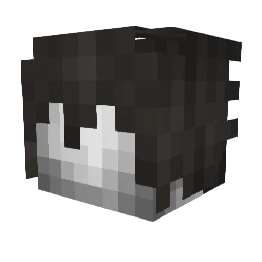shisuuey Minecraft avatar head, 3D render
