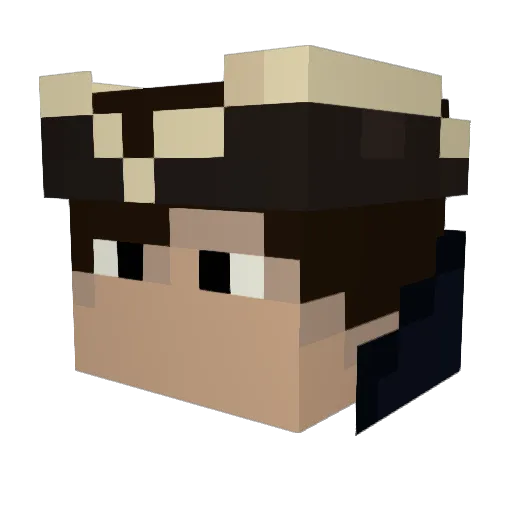shivam0198 Minecraft avatar head, 3D render