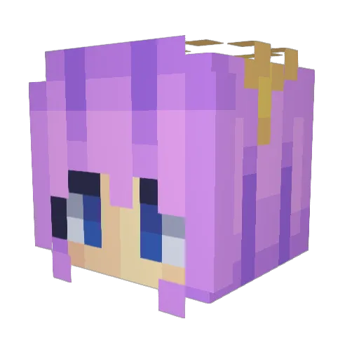 shivilan Minecraft avatar head, 3D render