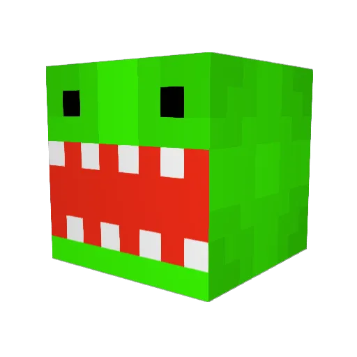 shivkum Minecraft avatar head, 3D render