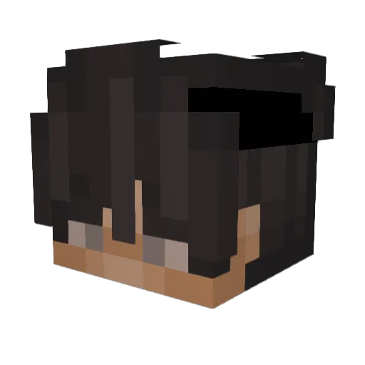shivral Minecraft avatar head, 3D render